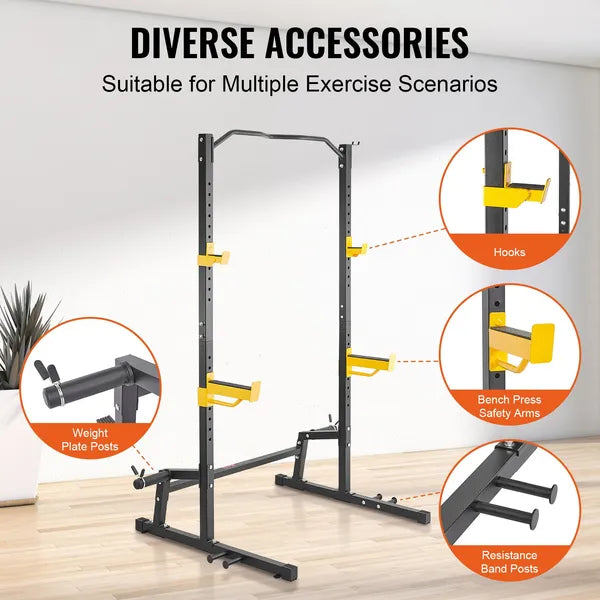 VEVOR - Squat Rack, Multifunctional Power Rack