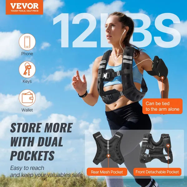 VEVOR Weighted Vest, 12lb