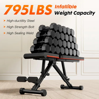 Adjustable Barbell for Home Gym