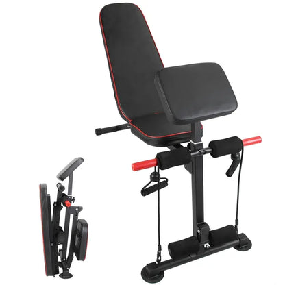 Adjustable Weight Bench with Curl Pad
