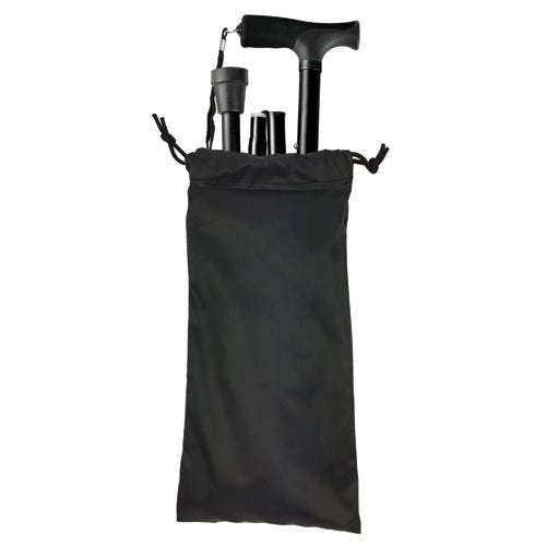 Cane, Folding Blue Jay Black, Pistol Grip, 33" - 37"