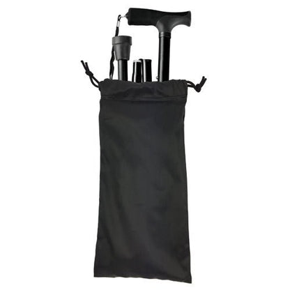 Cane, Folding Blue Jay Black, Pistol Grip, 33" - 37"
