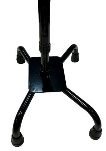 Quad Cane, Large Base, Black by Blue Jay Brand