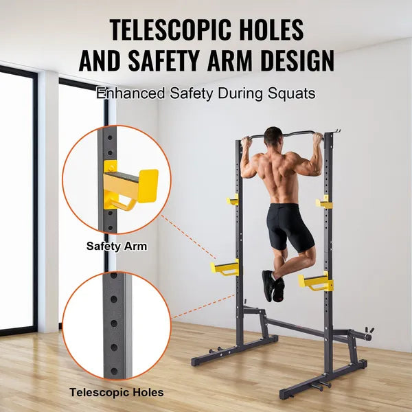 VEVOR - Squat Rack, Multifunctional Power Rack