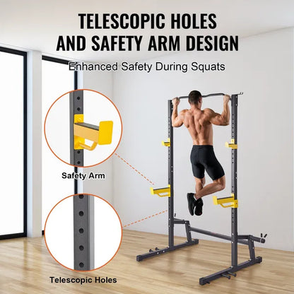VEVOR - Squat Rack, Multifunctional Power Rack